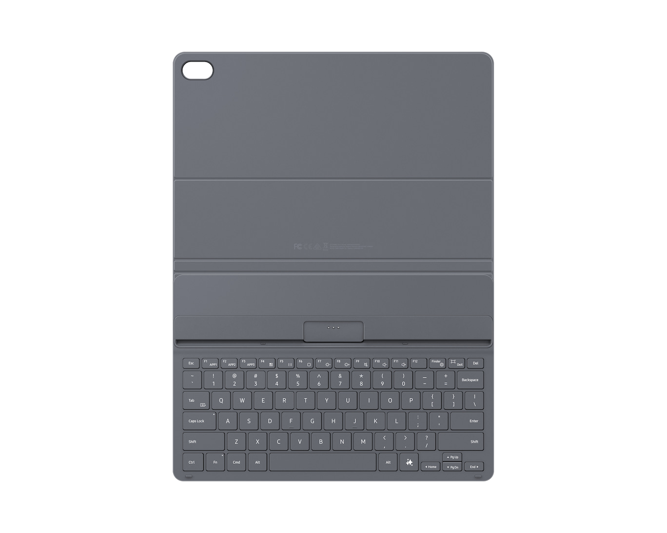 Samsung Book Cover Keyboard Slim — Galaxy Tab S12+ · EF-DX840BBEGFR — Photo officielle Samsung EF-DX840BBEGFR — vue 1